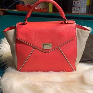 Coral/Cream Kate Spade Tote